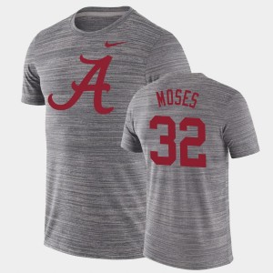 Dylan Moses Bama GFX Velocity Velocity Performance Men #32 T-Shirt - Charcoal 819767-467
