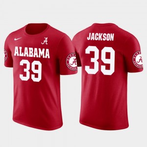 Eddie Jackson The Tide Future Stars Men's Chicago Bears Football #39 T-Shirt - Red 880285-740