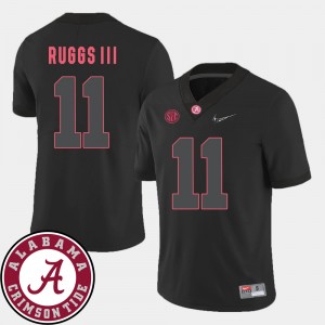 Henry Ruggs III The Tide Mens College Football #11 2018 SEC Patch Jersey - Black 314746-509