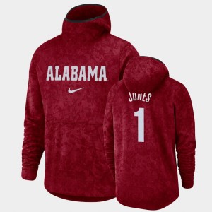 Herbert Jones Bama Basketball Spotlight #1 Mens Pullover Team Logo Hoodie - Crimson 521324-732