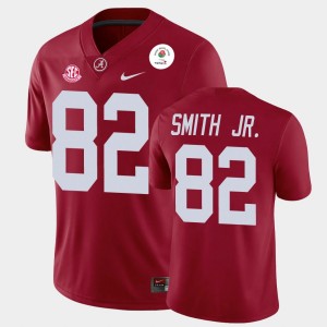 Irv Smith Jr. University of Alabama Champions #82 Mens 2021 Rose Bowl Jerseys - Crimson 398764-708