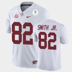 Irv Smith Jr. Alabama 2021 Rose Bowl Mens Champions #82 Jerseys - White 388609-495