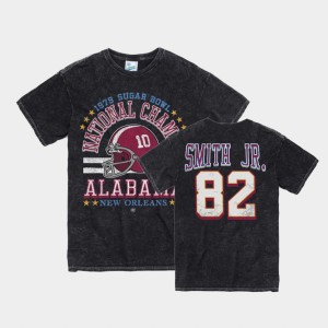 Irv Smith Jr. Bama Vintage Tubular Men 1979 Sugar Bowl #82 T-Shirt - Black 543954-209