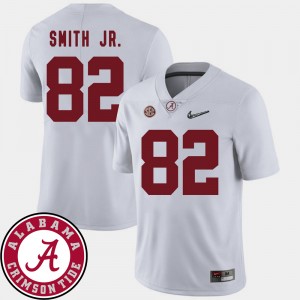 Irv Smith Jr. The Tide 2018 SEC Patch College Football Men's #82 Jerseys - White 551421-359