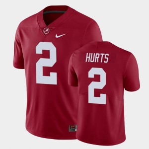 Jalen Hurts Roll Tide #2 Alumni Limited Mens Jerseys - Crimson 439865-487