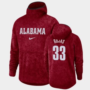 James Rojas Bama Basketball Spotlight #33 Pullover Team Logo Men Hoodie - Crimson 870963-805