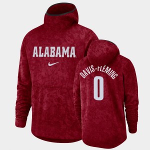 Javian Davis-Fleming Bama Mens Pullover Team Logo Basketball Spotlight #0 Hoodie - Crimson 815976-447