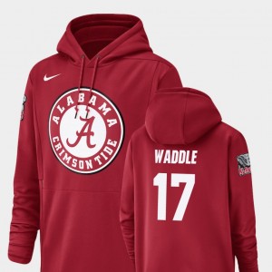Jaylen Waddle The Tide Men Football Performance Champ Drive #17 Hoodie - Crimson 508668-565
