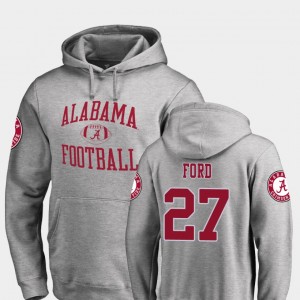 Jerome Ford Bama #27 Neutral Zone College Football Men Hoodie - Ash 112083-204
