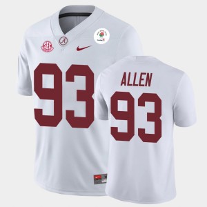 Jonathan Allen The Tide Men #93 Champions 2021 Rose Bowl Jersey - White 470049-245