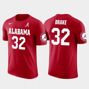 Kenyan Drake University of Alabama Men's Future Stars #32 Miami Dolphins Football T-Shirt - Red 893398-539