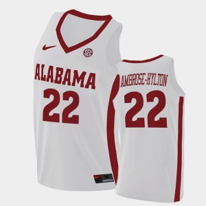 Keon Ambrose-Hylton Bama 2021 Swingman #22 Men College Basketball Jersey - White 187394-669