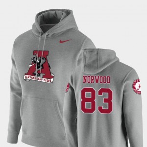 Kevin Norwood The Tide Pullover Mens #83 Vault Logo Club Hoodie - Heathered Gray 694785-148