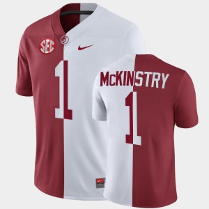 Kool-Aid McKinstry Crimson Men's Replica Split #1 Jerseys - White Crimson 786459-130