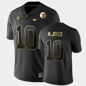 Mac Jones The Tide Mens 2021 Rose Bowl #10 Golden Edition Jersey - Black 845245-224