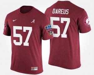 Marcell Dareus Alabama Crimson Tide Men #57 Bowl Game Sugar Bowl T-Shirt - Crimson 628694-347