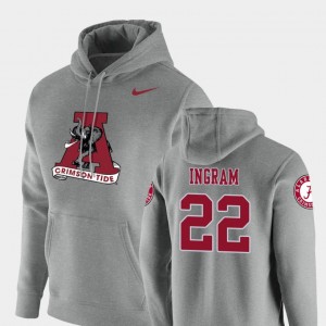 Mark Ingram Bama Men Pullover Vault Logo Club #22 Hoodie - Heathered Gray 929447-808