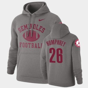 Marlon Humphrey The Tide #26 Men's Retro Football Pullover Hoodie - Heathered Gray 303926-229