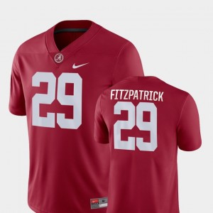 Minkah Fitzpatrick Bama Game #29 Mens College Football Jerseys - Crimson 187900-663