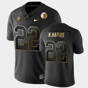 Najee Harris Crimson Mens 2021 Rose Bowl #22 Golden Edition Jersey - Black 958551-730