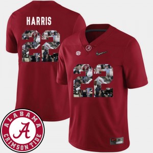 Najee Harris Alabama Football Mens #22 Pictorial Fashion Jersey - Crimson 859603-990
