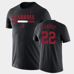 Najee Harris Alabama Crimson Tide #22 Men's Team DNA Legend Performance T-Shirt - Black 508353-369