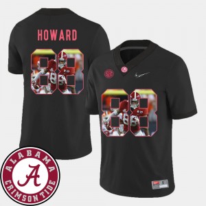 O.J. Howard Alabama Football #88 Mens Pictorial Fashion Jerseys - Black 703895-733