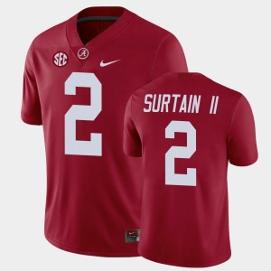 Patrick Surtain II The Tide #2 Game Mens College Football Jersey - Crimson 847367-652