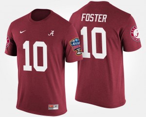 Reuben Foster The Tide Sugar Bowl #10 Men Bowl Game T-Shirt - Crimson 959659-384