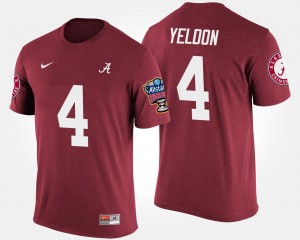 T.J. Yeldon Alabama Mens Bowl Game #4 Sugar Bowl T-Shirt - Crimson 119038-909