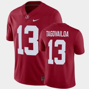 Tua Tagovailoa Alabama Player #13 Alumni Men Jersey - Crimson 815356-701