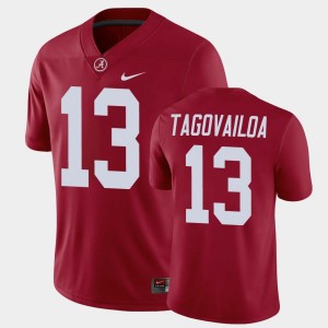 Tua Tagovailoa Alabama Crimson Tide Alumni Player Football #13 Game Mens Jerseys - Crimson 512122-289