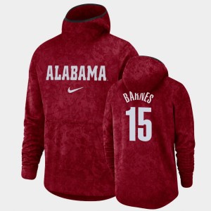 Tyler Barnes Alabama Mens Basketball Spotlight Pullover Team Logo #15 Hoodie - Crimson 294803-420