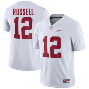 Keelon Russell The Tide Game #12 College Football Men Jerseys - White 102280-903