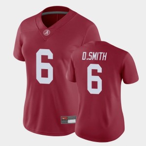 DeVonta Smith Crimson 2025-26 #6 Game Women Jersey - Crimson 807845-444