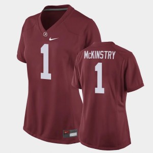 Kool-Aid McKinstry University of Alabama Women's #1 Game Replica Football Jersey - Crimson 681472-809