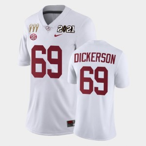 Landon Dickerson University of Alabama #69 Limited Women 3X CFP National Championship Jersey - White 254641-514