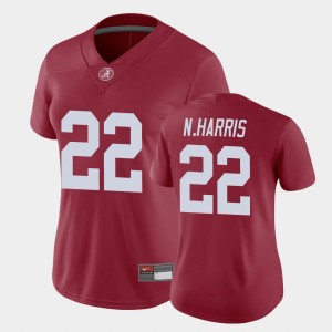 Najee Harris Crimson Game #22 Women's Alumni Jerseys - Crimson 204370-875