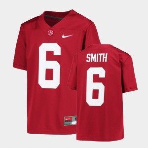 DeVonta Smith Crimson Youth College Football #6 Alumni Jerseys - Crimson 243575-993