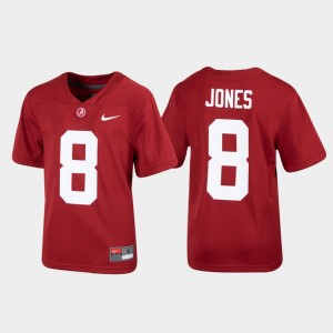 Julio Jones Bama Youth Replica Alumni Football #8 Jerseys - Crimson 598301-909
