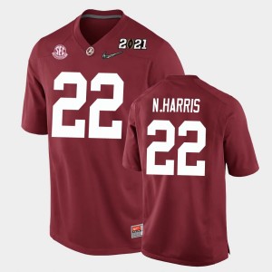Najee Harris Crimson Youth Replica 2021 National Championship #22 Jersey - Crimson 314665-566
